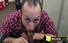 Suck it hard bitch! Gay stud got amazed by BBC inside his naugthy mouth!